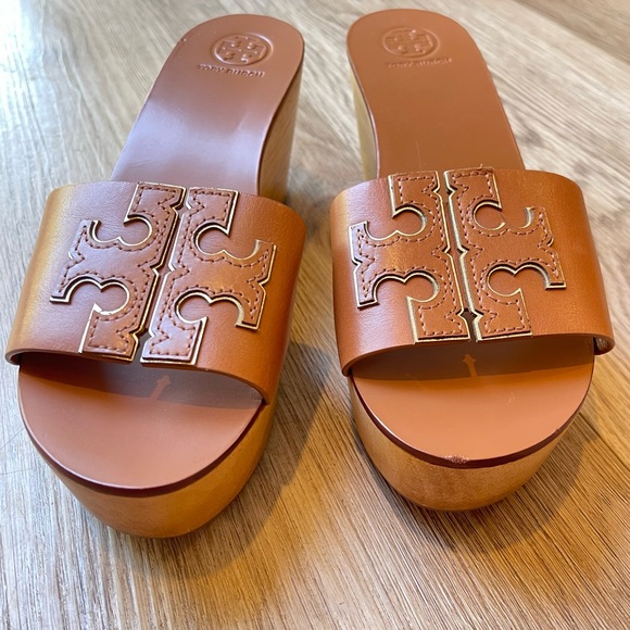 Tory Burch • Patty Leather Platform Wedge size 5.5 - Picture 10 of 10